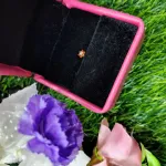 Traditional Gold Seven Stone Mossanite  Nose Pin -7 Mm (With gift box)