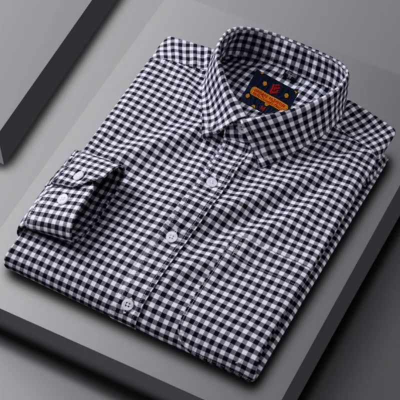 Mens long sleeve Grameen check shirt