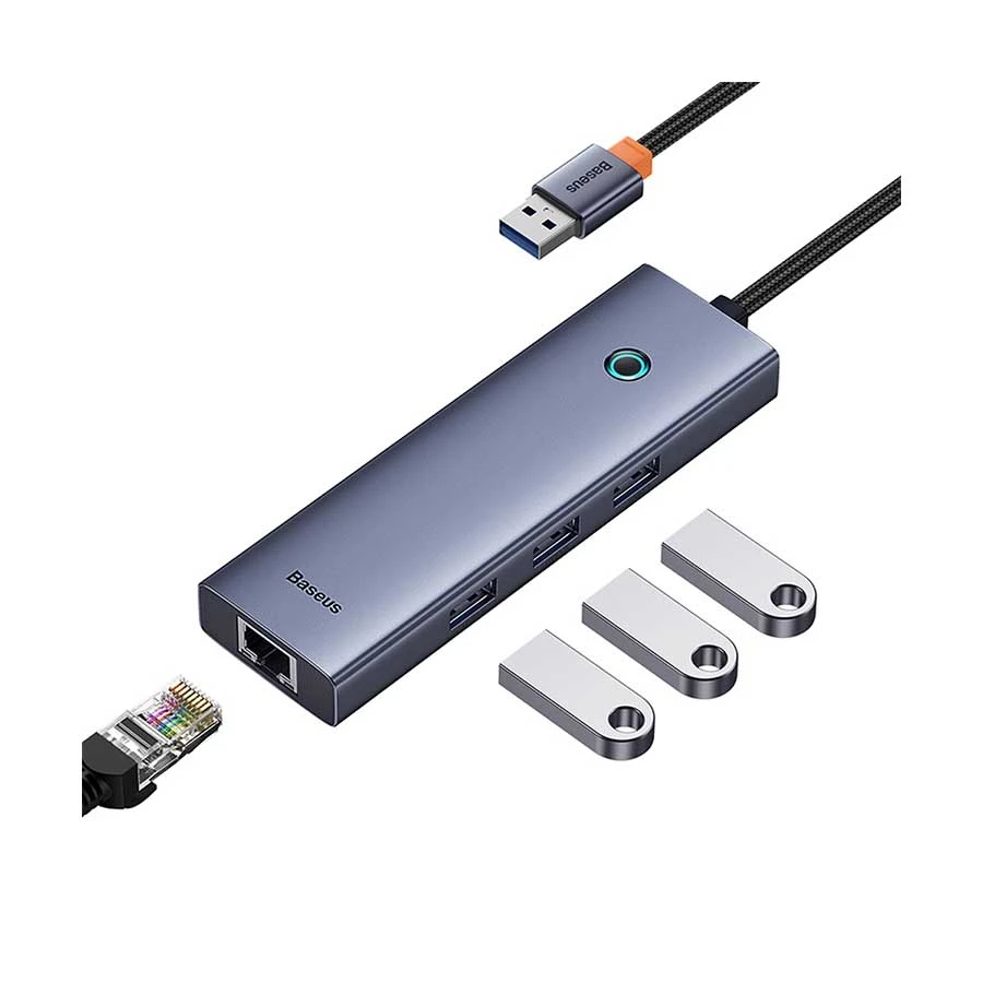 Baseus UltraJoy B0005280A813-01 USB to Tri USB 3.0 & LAN Converter