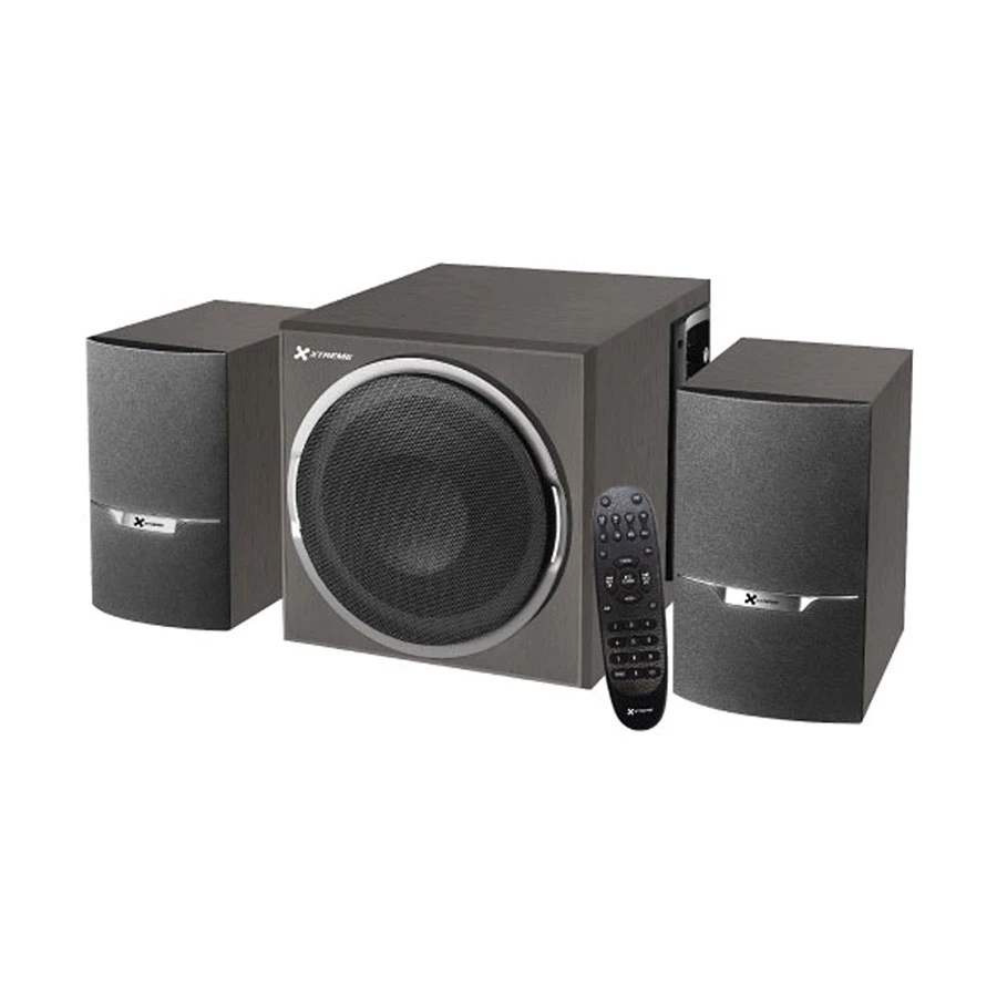 Xtreme TMS 2.1 Bluetooth Black Multimedia Speaker With Remote
