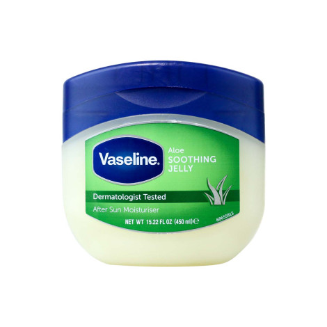 Vaseline Aloe Soothing Petroleum Jelly 450ml (UAE)