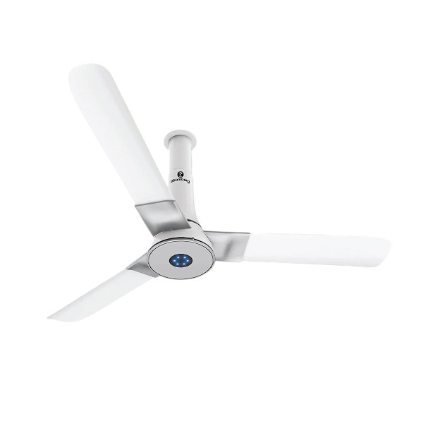Atomberg Studio+ 48" 35W BLDC motor Energy Saving Anti-Dust Speed Indicator Light Ceiling Fan with Remote Control ( Marble White ) AT-106