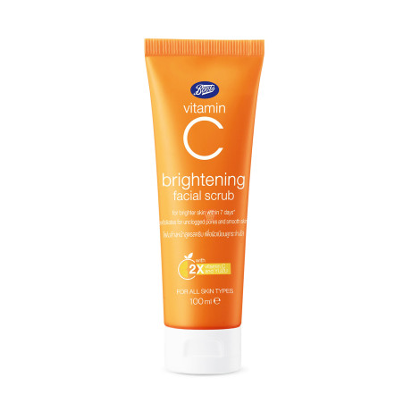 Boots Vitamin C Brightening Facial Scrub 100ml (Thailand)