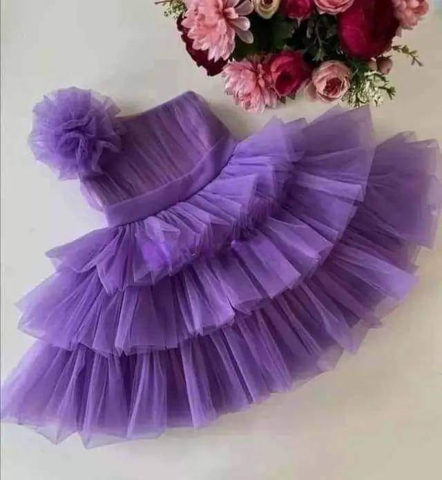 Girls' AC Net Sequin Pori Dress, 6 Months to 7 Years