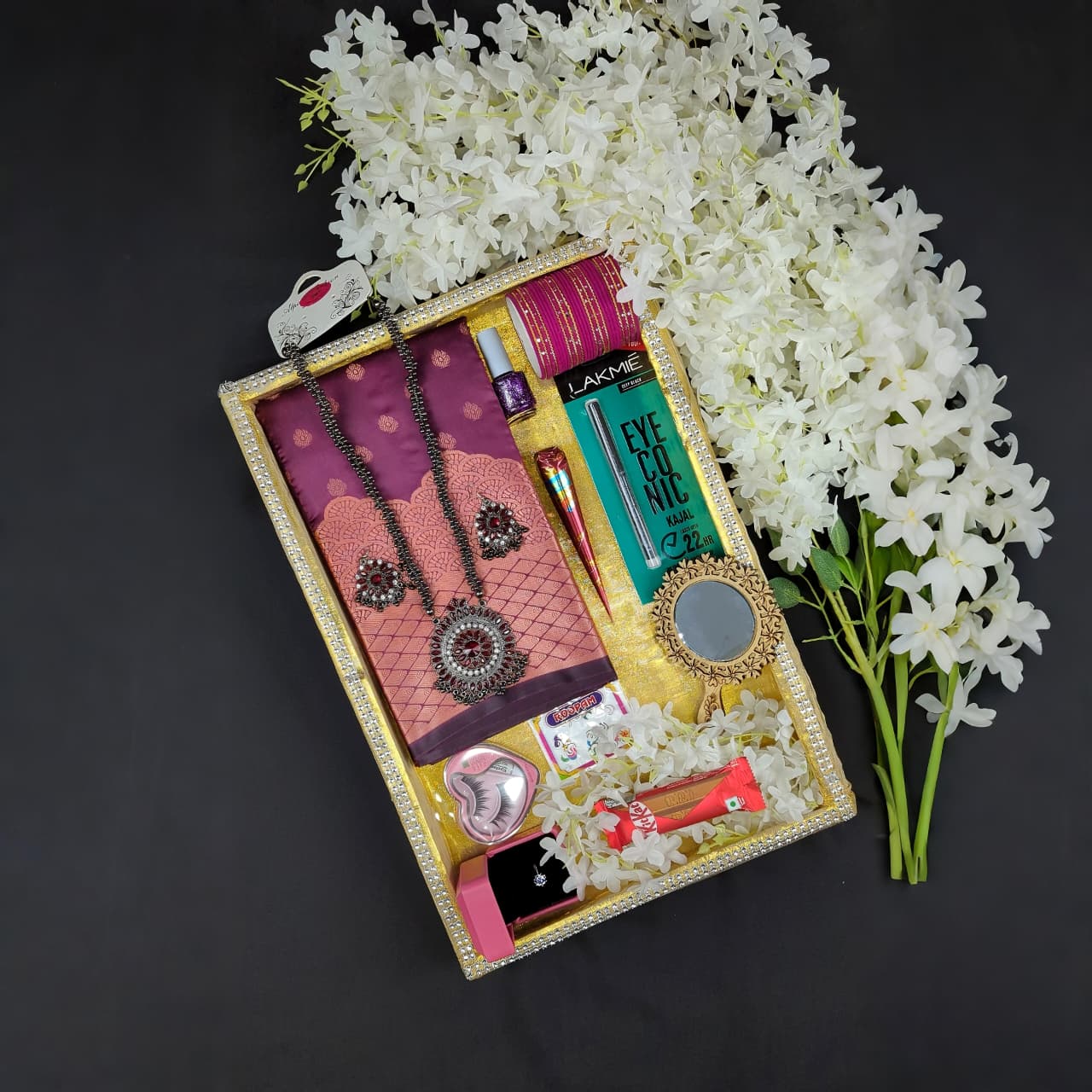 Premium Silk Katan Saree Combo Pack – Onion