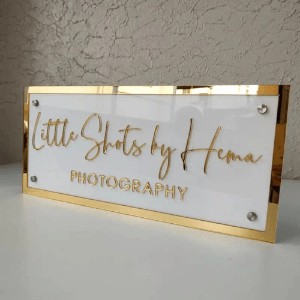 Home Door , Office Door Number Plate with Acrylic Embossed Letters