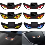 Solar Devil Eyes LED Car/Bike Window Light with Motion Sensor & USB-C Charging