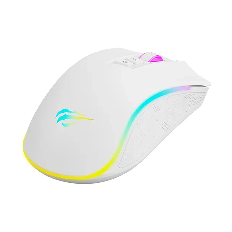 Havit MS1034 RGB Backlit Programmable White Gaming Mouse