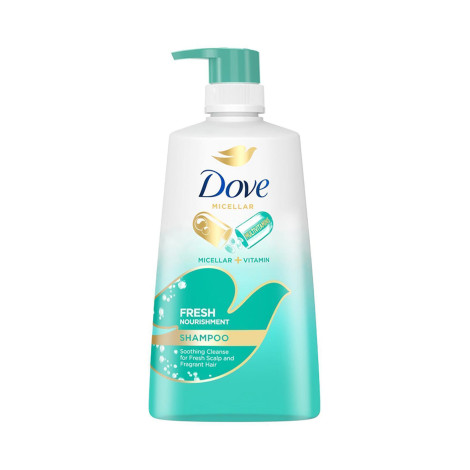 Dove Micellar + Vitamin Fresh Nourishment Shampoo 650ml (Thailand)