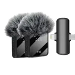 F15-2 2-in-1 Wireless Lavalier Microphone (Type-C + iPhone)