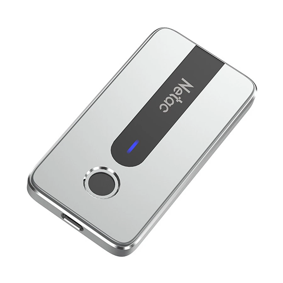 Netac Z11 500GB USB 3.2 Gen 2 Type-C Silver Portable External SSD