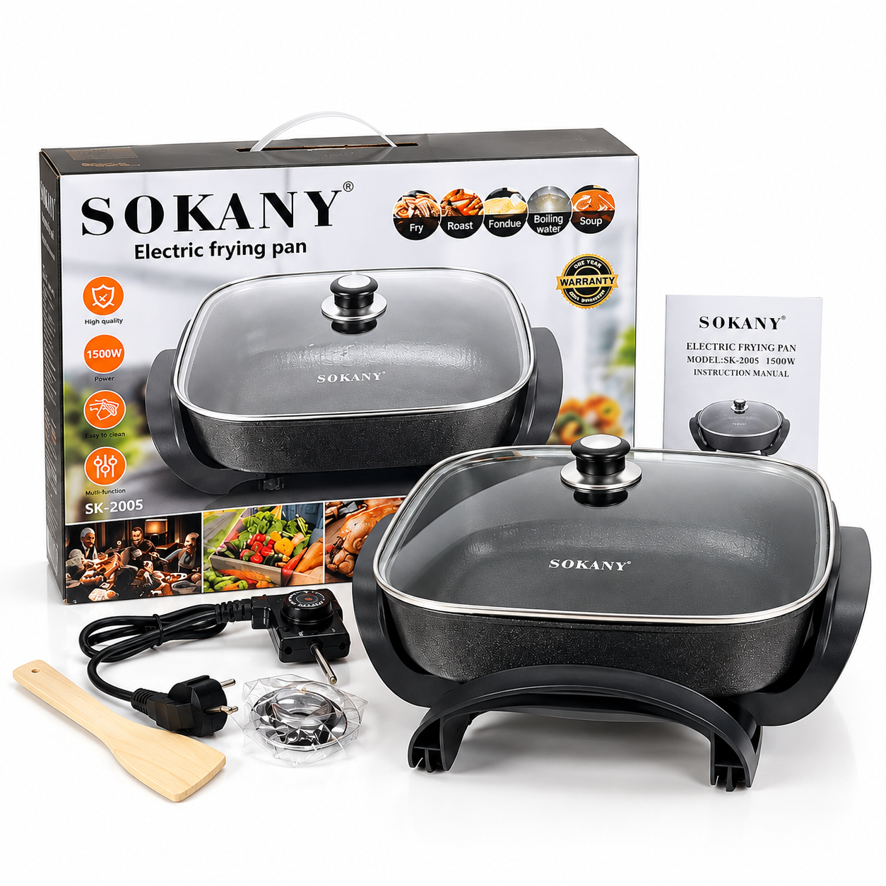 Sokany Electric Frying pan