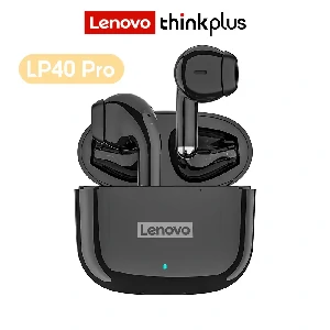 Lenovo LP40 Pro TWS Wireless Earphones – Black Color