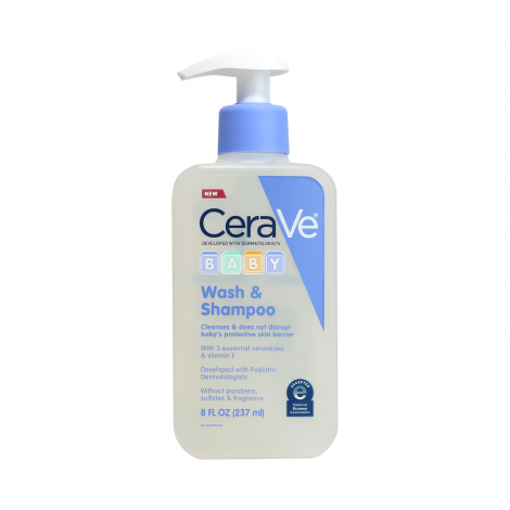 Cerave Baby Wash & Shampoo 237ml (USA)