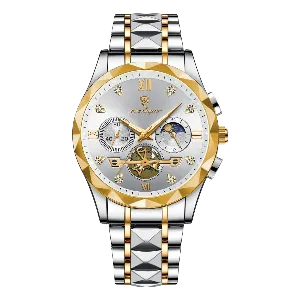 POEDAGAR 996 Luxury Man Luminous Chronograph Watch for Men Stainless Steel Men's Quartz Watches