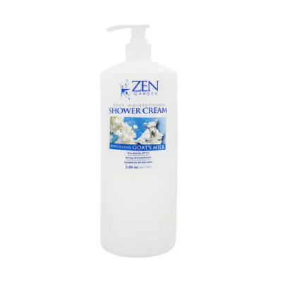 Zen Whitening Goat's Milk Deep Moisturising Shower Cream 2100ml (Malaysia)