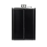 Smart Water Bottle – Premium Leather Wrapped Hip Flask(Any- Colour)