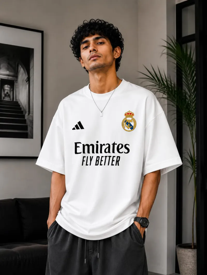 Men's Drop Shoulder T-Shirt, DTF Print on Pure Cotton, Chest 42 to 48