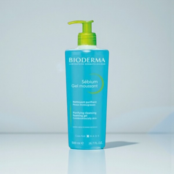 Bioderma Sebium Gel Moussant Purifying Cleansing Foaming Gel 500ml (France)