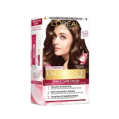 L'Oreal Excellence Hair Color- 4.25 Aishwarya's Brown (India)