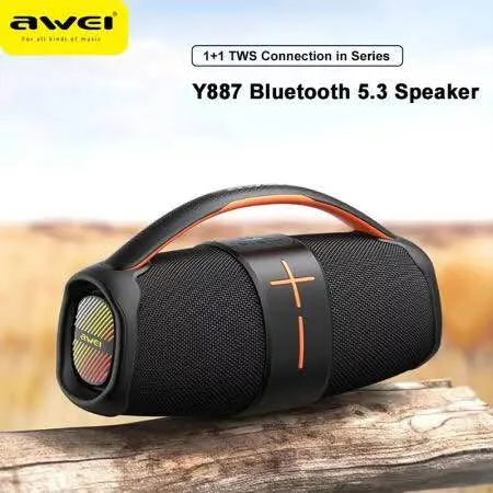 Awei Y887 Portable Bluetooth Outdoor Speaker ( Six Month warrenty )