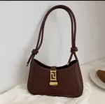 Women's Casual Solid Colour Leather Bag, 6 Colours