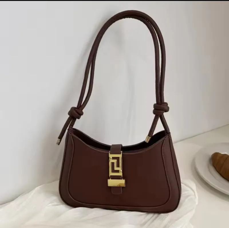 Women's Casual Solid Colour Leather Bag, 6 Colours