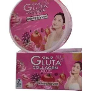 Gluta collagen pink body cream