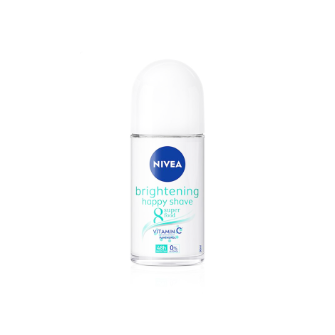 Nivea Brightening Happy Shave 8 Super Food 48H Roll On 50ml (Germany)