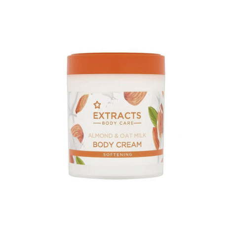 Superdrug Extracts Body Care Almond & Oat Milk Body Cream 475ml (UK)