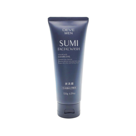 Deve Men Sumi Charcoal Facial Wash 130g (Japan)