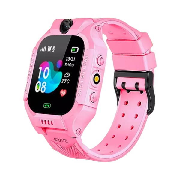 Smartberry C002 Kids GPS + Calling Smart Watch – Pink Color