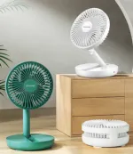 Rechargeable 5-inches Folding fan HCZ21 Green colour