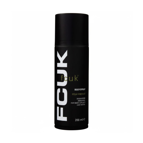 Fcuk Vintage Deodorising Body Spray 200ml (UK)