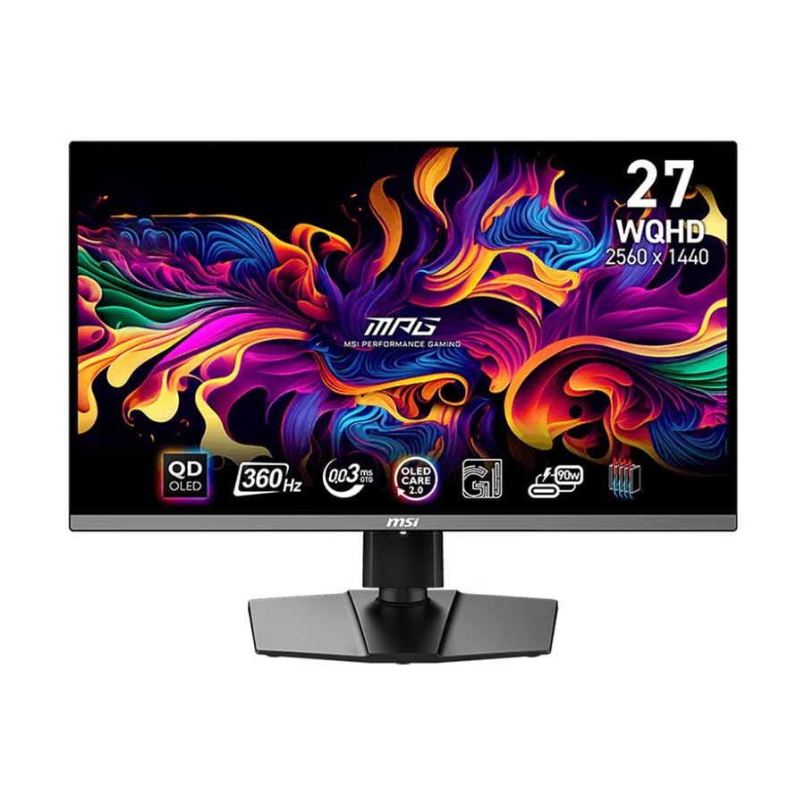 MSI MPG 271QRX QD-OLED 27 Inch WQHD 360Hz Gaming Monitor