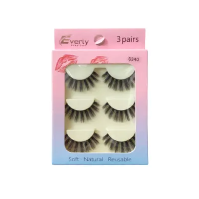 Everly Beauties 3Pair Series False Eyelash - G340 (China)