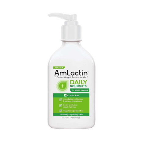 AmLactin 12% Lactic Acid Daily Nourish Body Lotion 225g (USA)