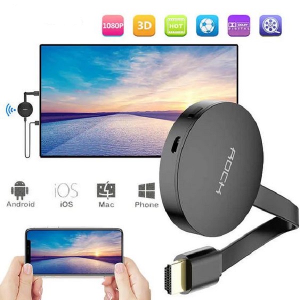 ROCK Wifi Display Dongle with HDMI Port