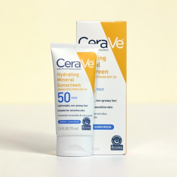 Cerave Hydrating Sunscreen Broad Spectrum SPF50 75ml (USA)