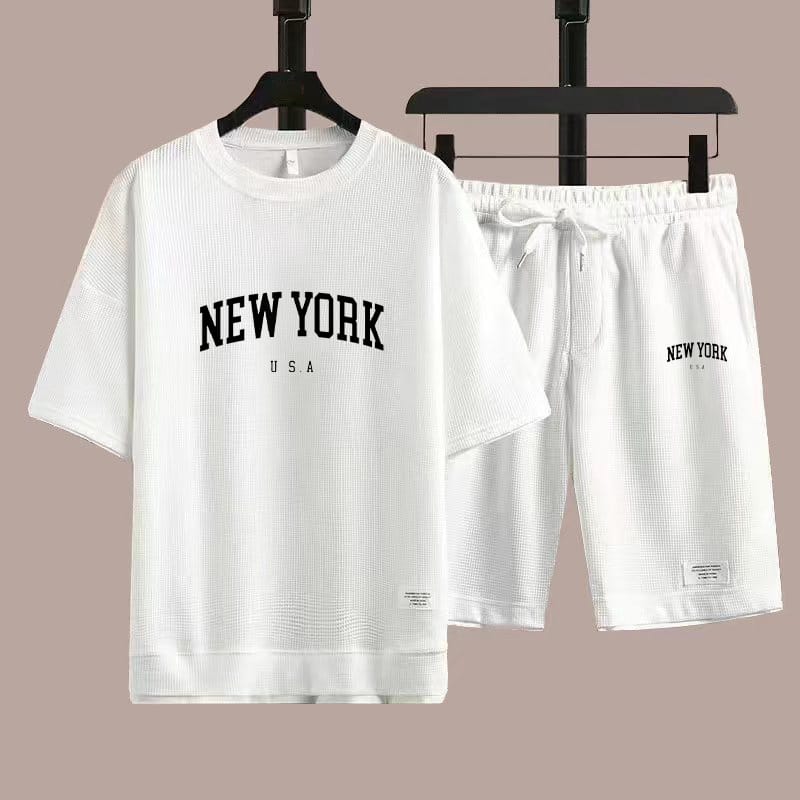 Men's Mesh T-Shirt and Short Pant Set, 170 GSM, 6 Colours