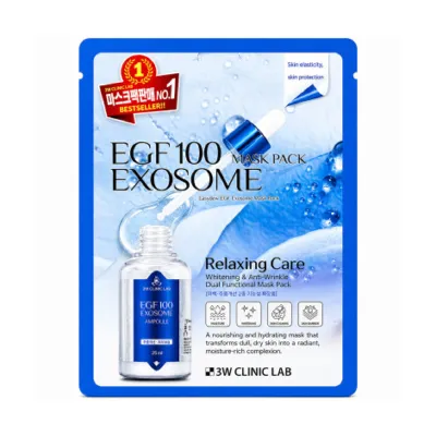 3W Clinic EGF100 Exosome Mask Pack 25ml (Korea)