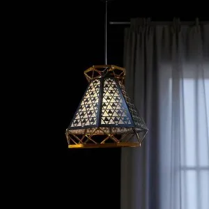 Qulik Modern Diamond Frame 3 Color Hanging Lights (QL-9801-1)