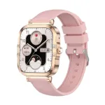 Blisbond Pearl Gold AMOLED Bluetooth Calling Smart Watch