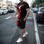 Men's Jersey T-Shirt and Three Quarter Pants Combo, 5 Colours