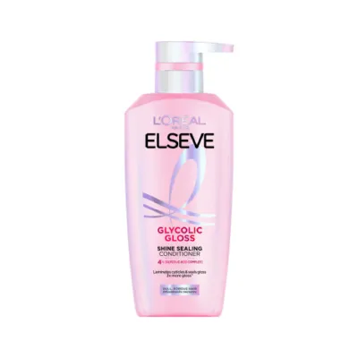 L'Oreal Elseve Glycolic Gloss Shine Sealing Conditioner 375ml (Indonesia)