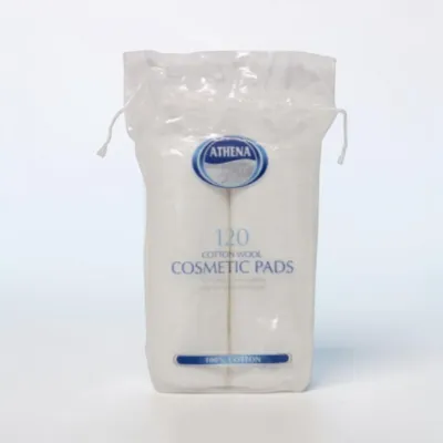 Athena Beaute Cotton Wool Cosmetic Pads 120 pis (2 Pack) (EU)