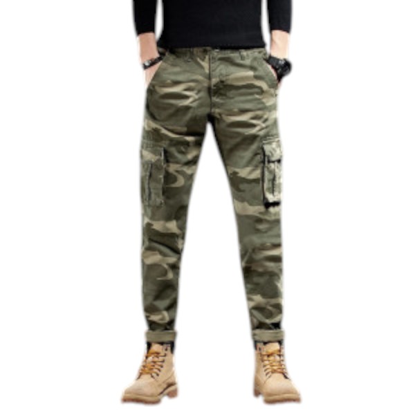 Designer Camo Cargo Pants