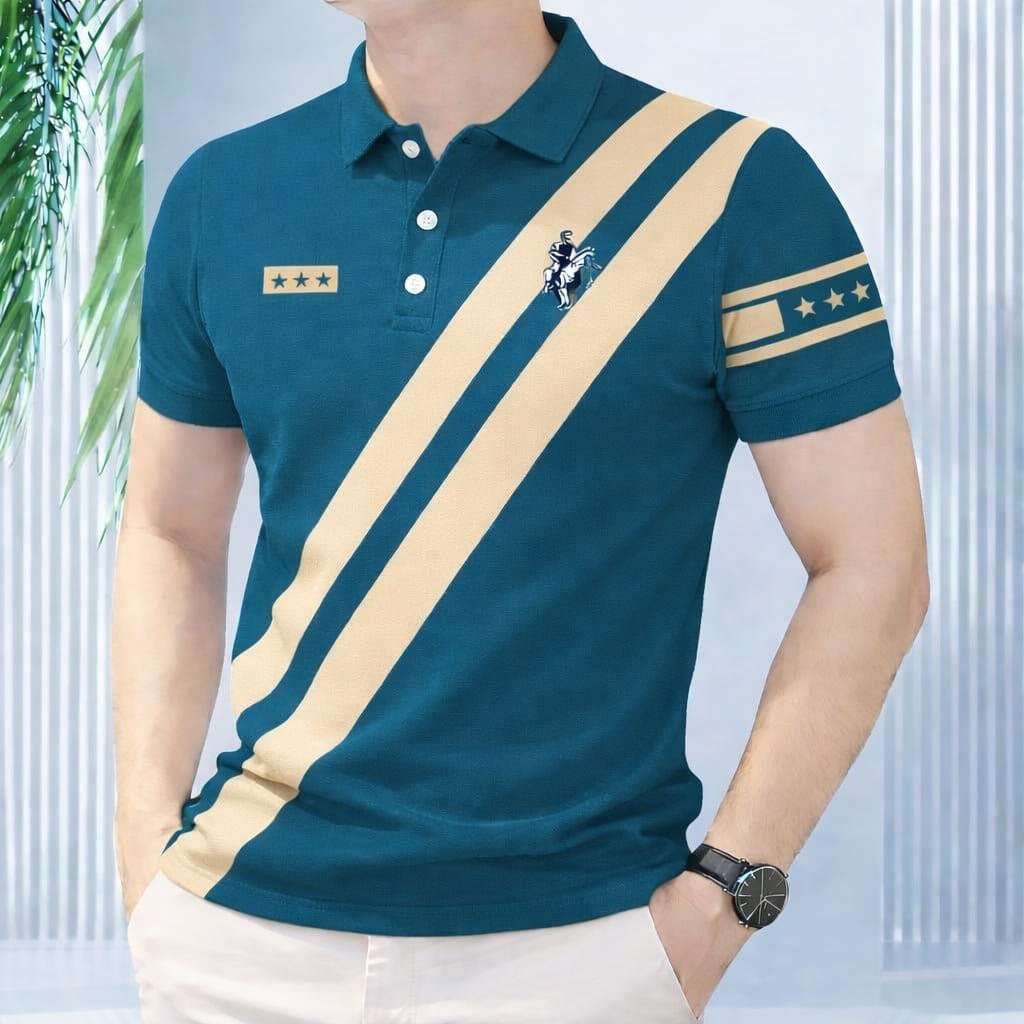 Men's 200 GSM PK Cotton Polo Shirt, Half Sleeve, 6 Colours