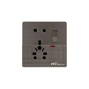 NT blu-ray Chrome Gray Universal 10 Pin Socket With Switch