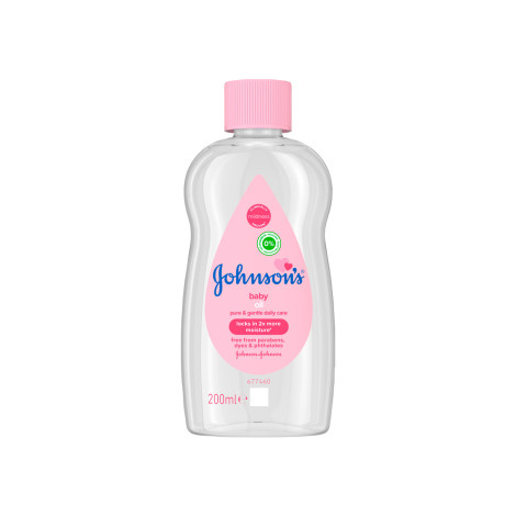 Johnson's Pure & Gentle Daily Care Baby Oil 200ml (Italy)